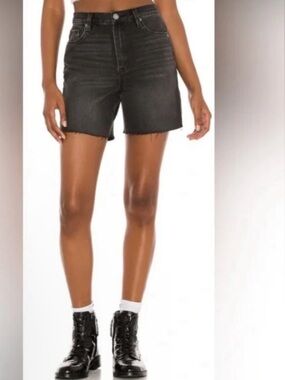 Madden MNYC | Black High Rise denim Jean Shorts Jorts Size XL (16-18)